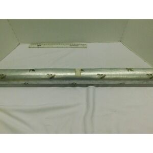 Vintage Wallpaper Roll Silver With Design